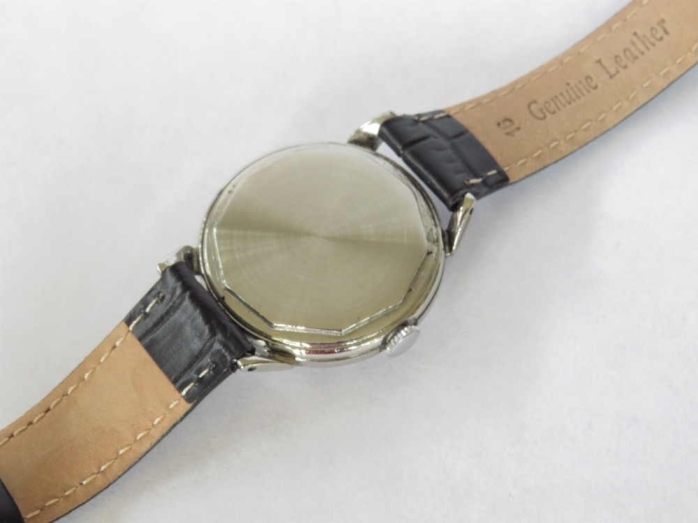 Gents 1950s Movado automatic wrist watch View III