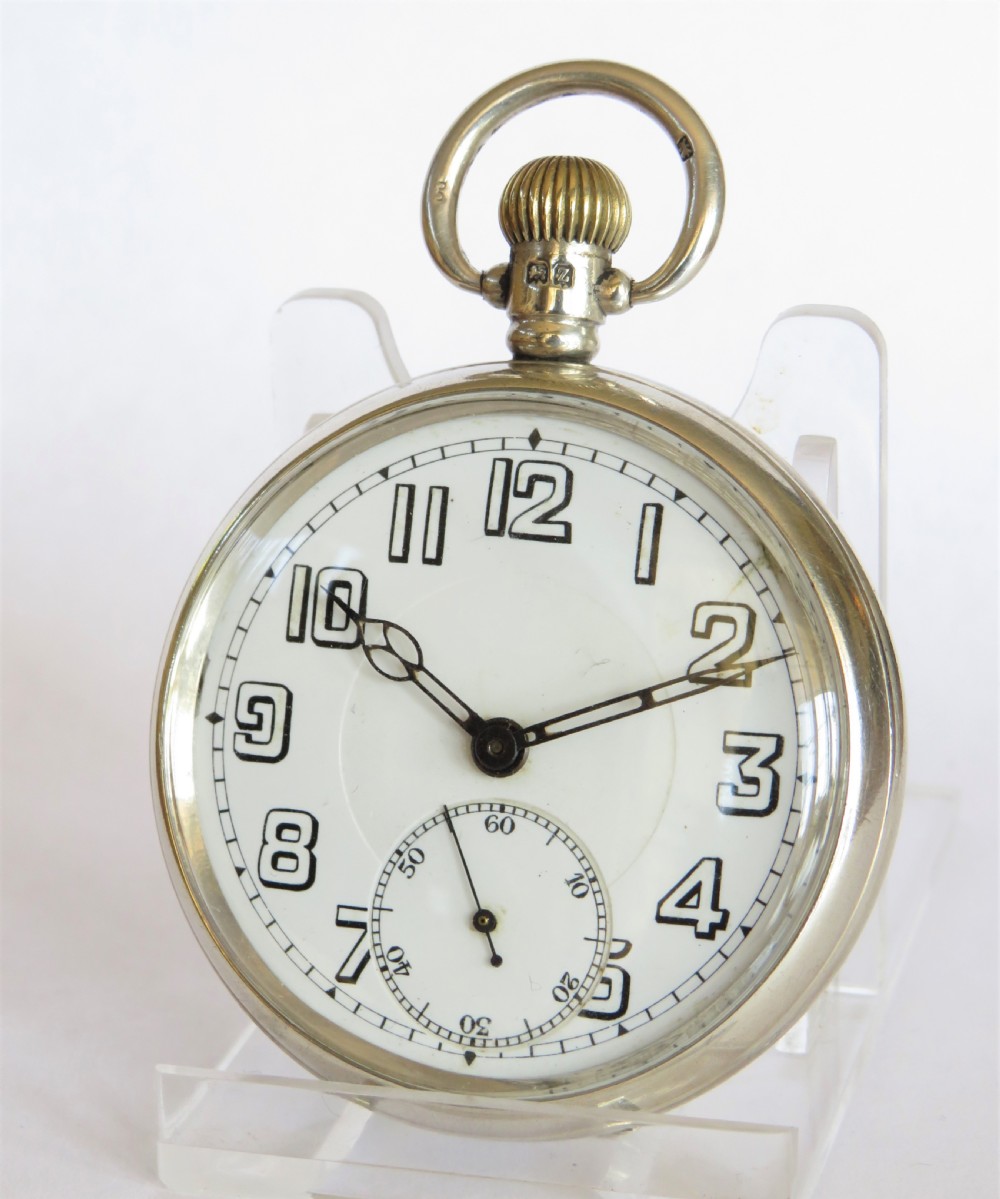 1924 silver Syren pocket watch