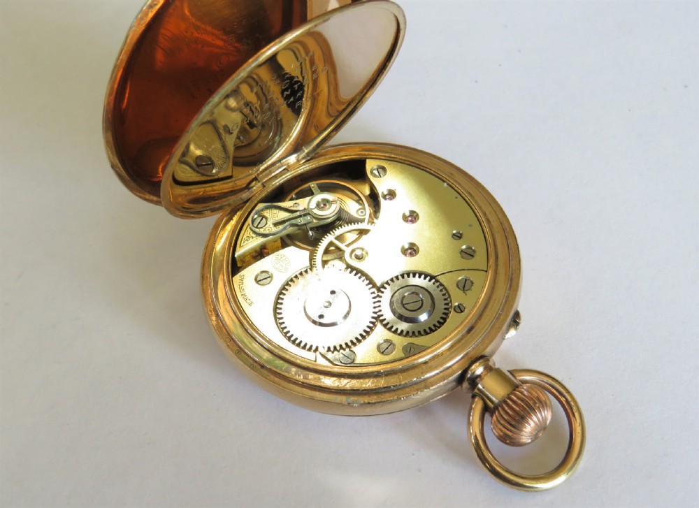 Antique Cyrus full hunter pocket watch by Thommen View II