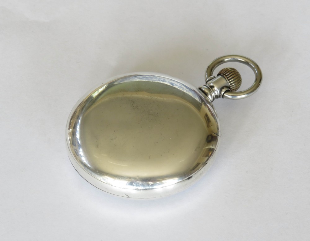 Antique 1919 silver pocket watch View IV