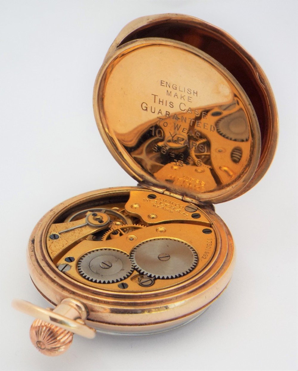 Antique ladies Waltham fob watch, 1908. View IV