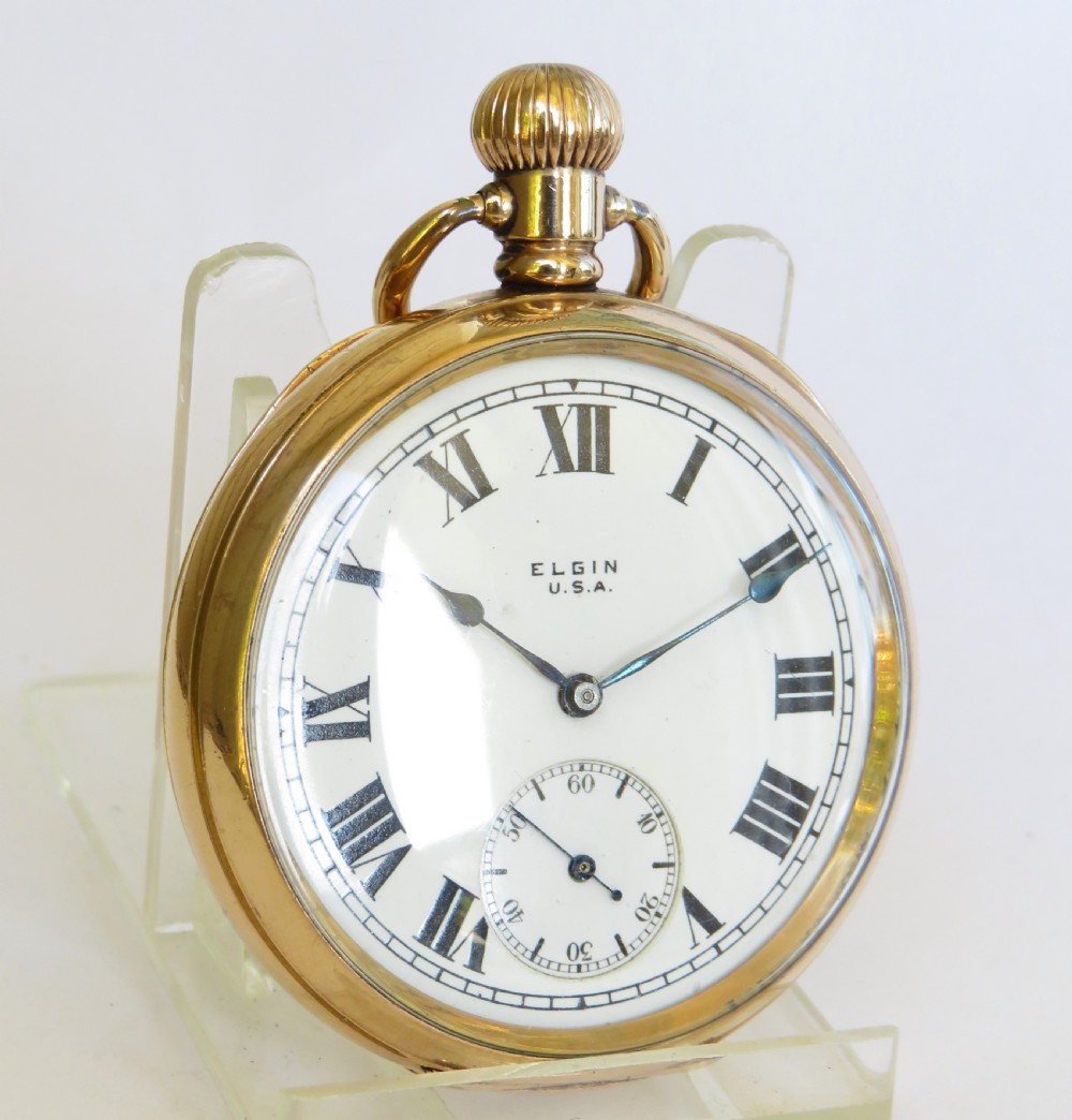 Antique Elgin pocket watch, 1919 View II