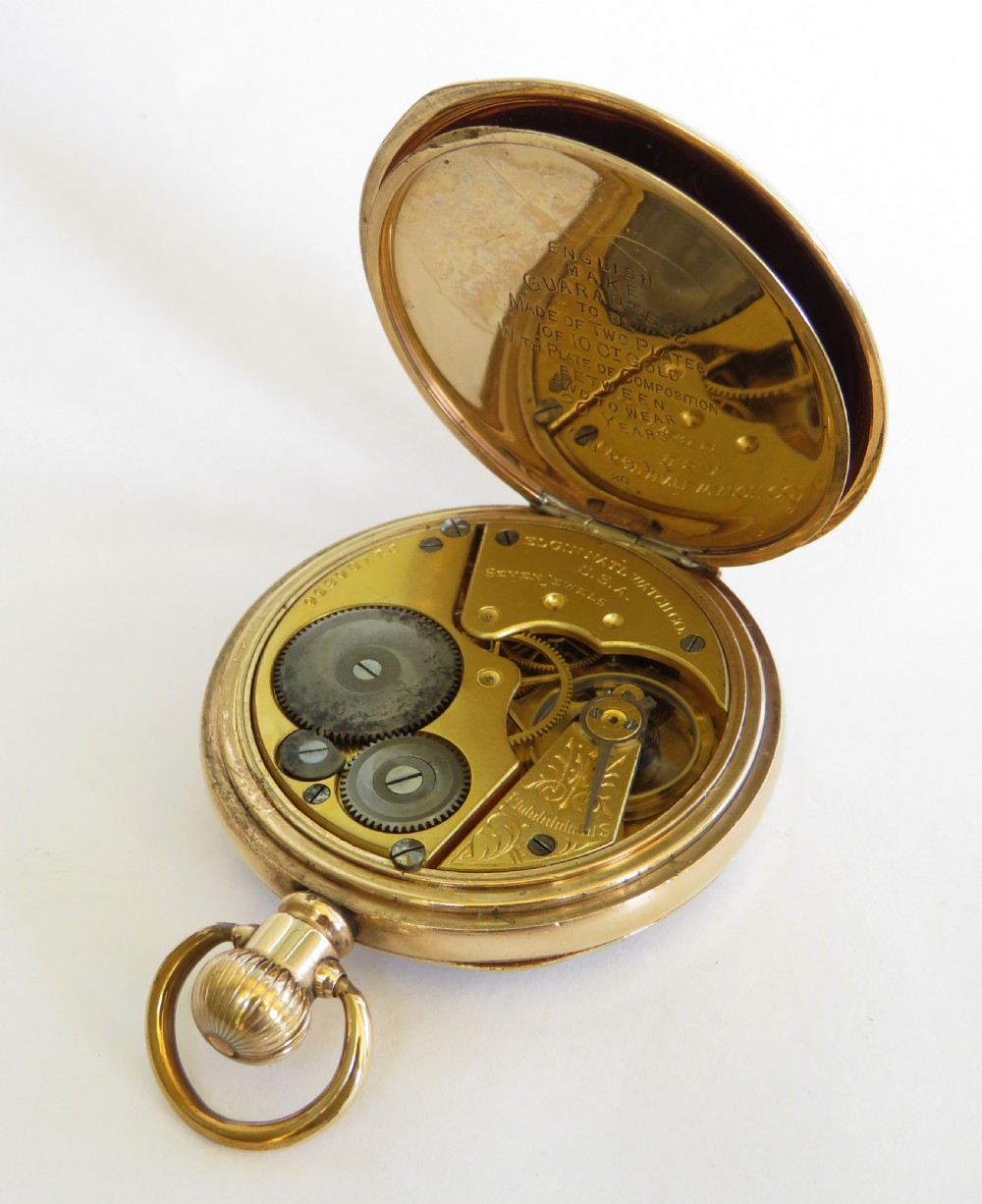 Antique Elgin pocket watch, 1919 View III