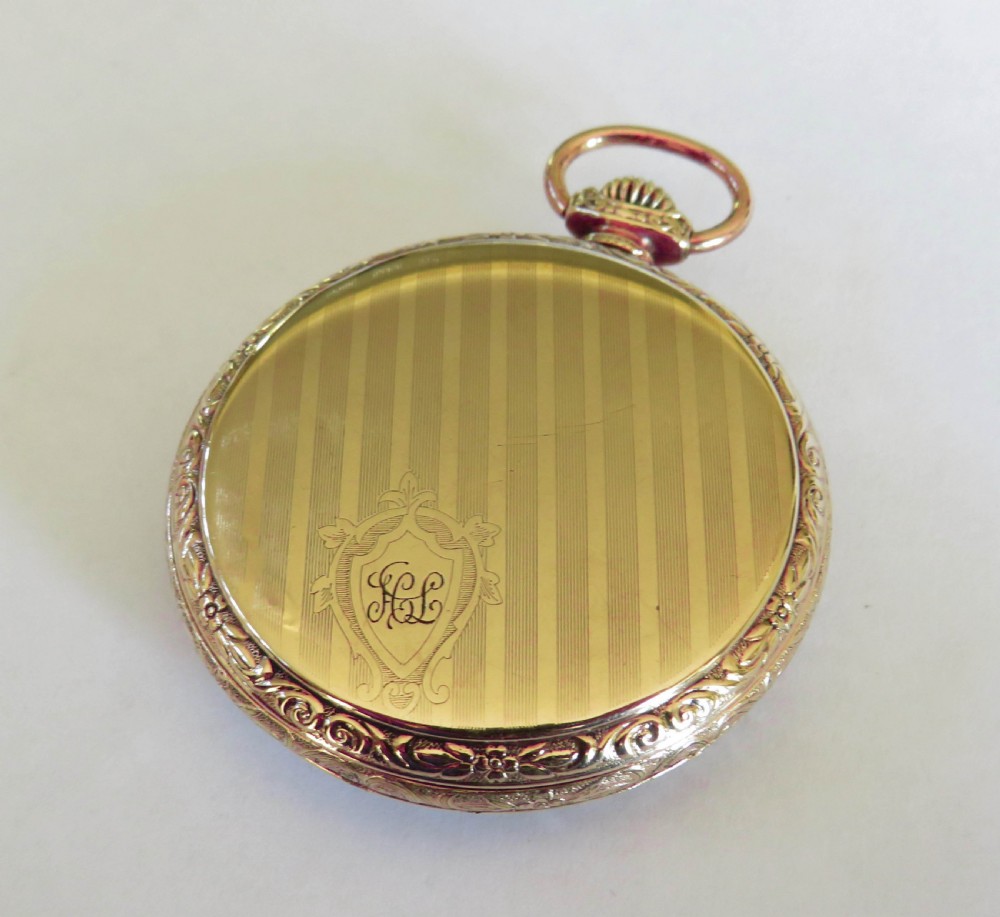 Antique 1922 Waltham pocket watch View IV