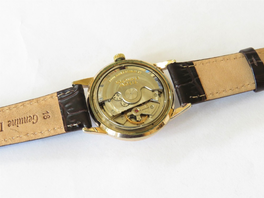 Gents 1950s Titoni Airmaster automatic wrist watch View III