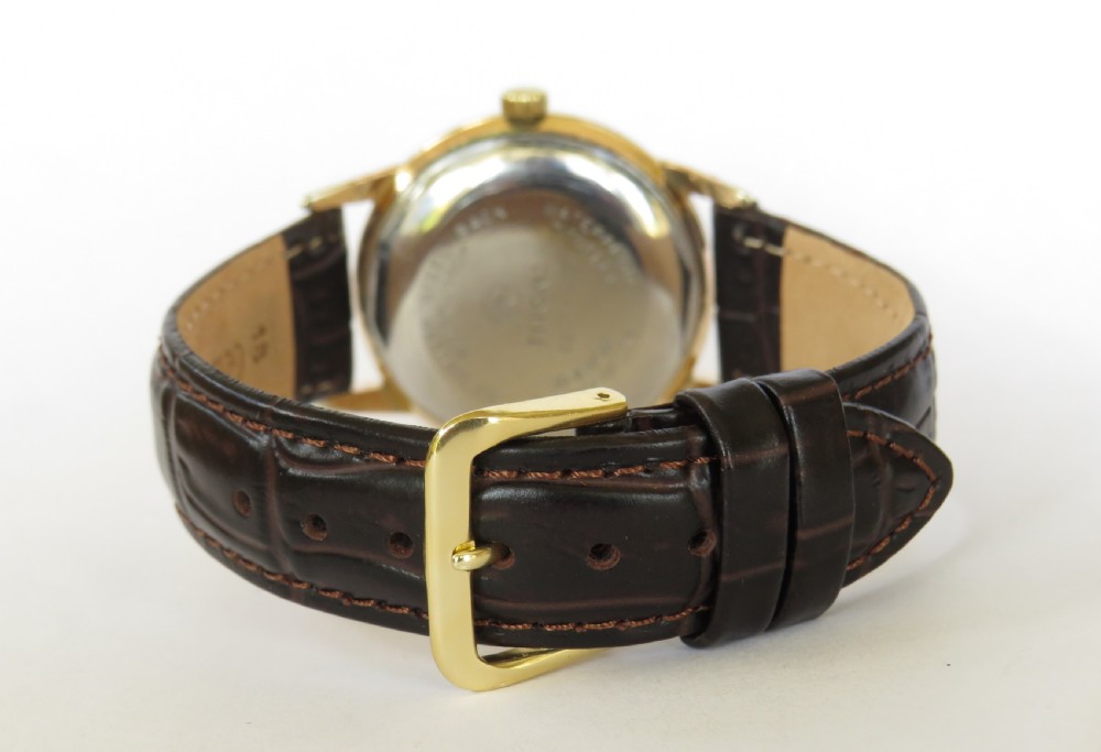 Gents 1950s Titoni Airmaster automatic wrist watch View V