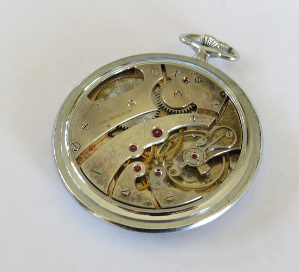 1930s Paul Ditisheim pocket watch View III