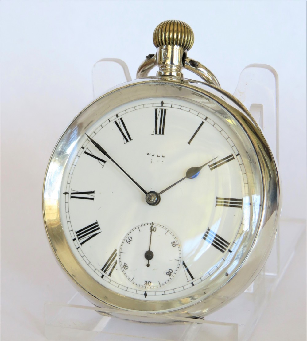 Antique silver Omega pocket watch, Transvaal War