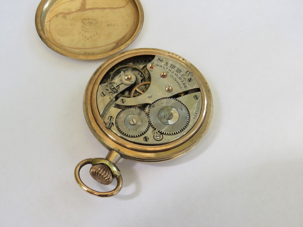Antique Waltham pocket watch, 1901 View III