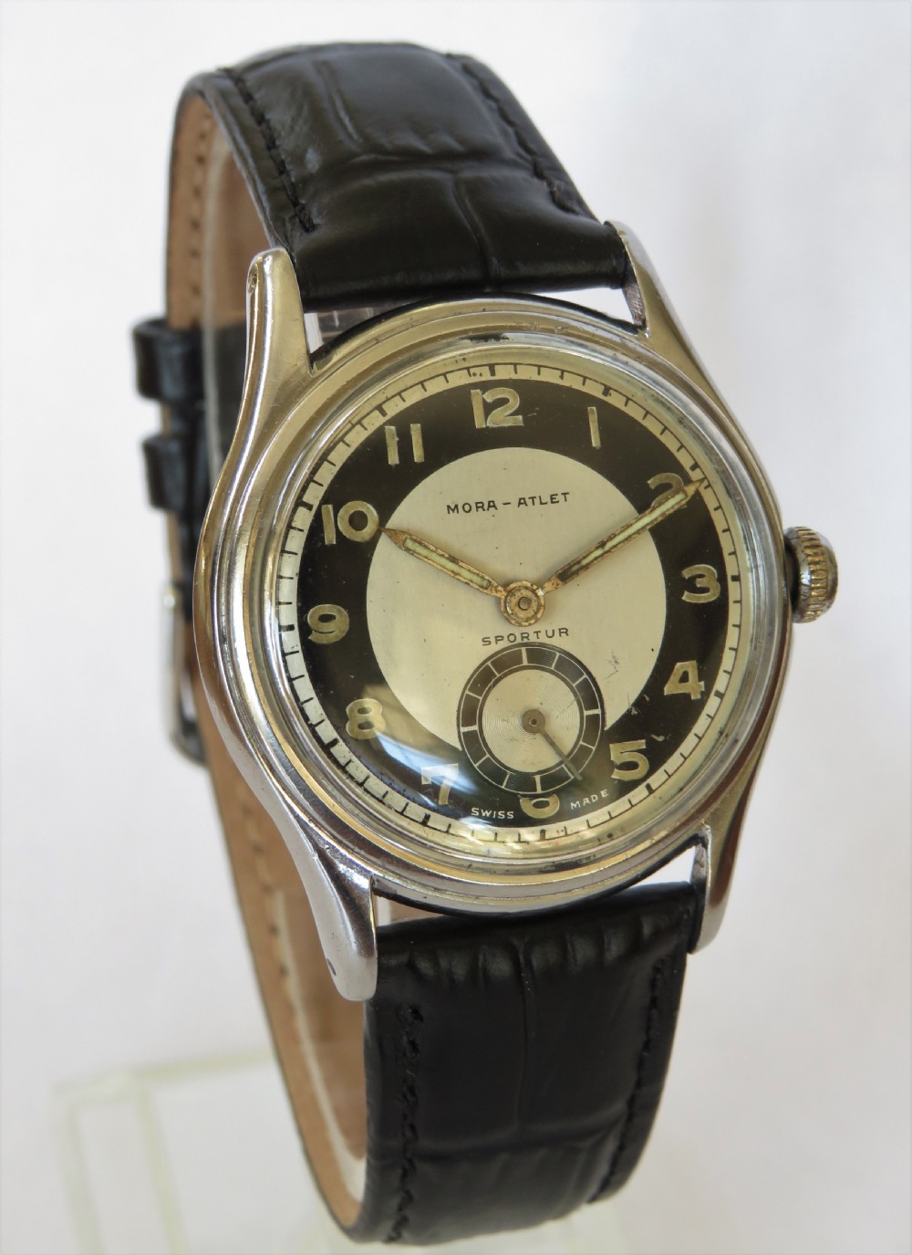 Gents 1950s Mora-Atlet Sportur wrist watch View II