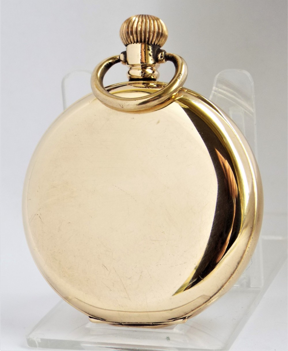 1920s Electa stem winding pocket watch. View II