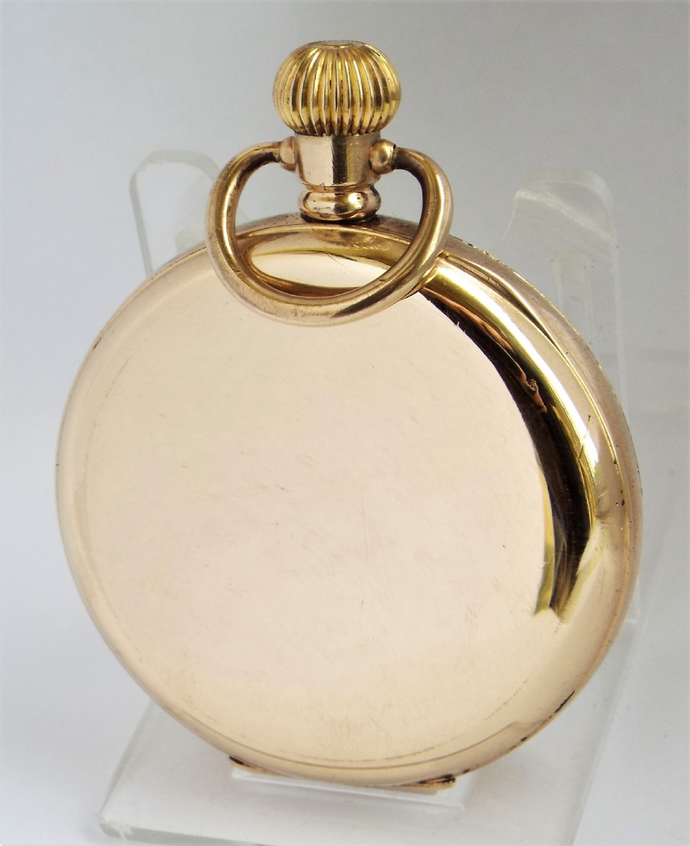 1930s Record stem winding pocket watch. View II