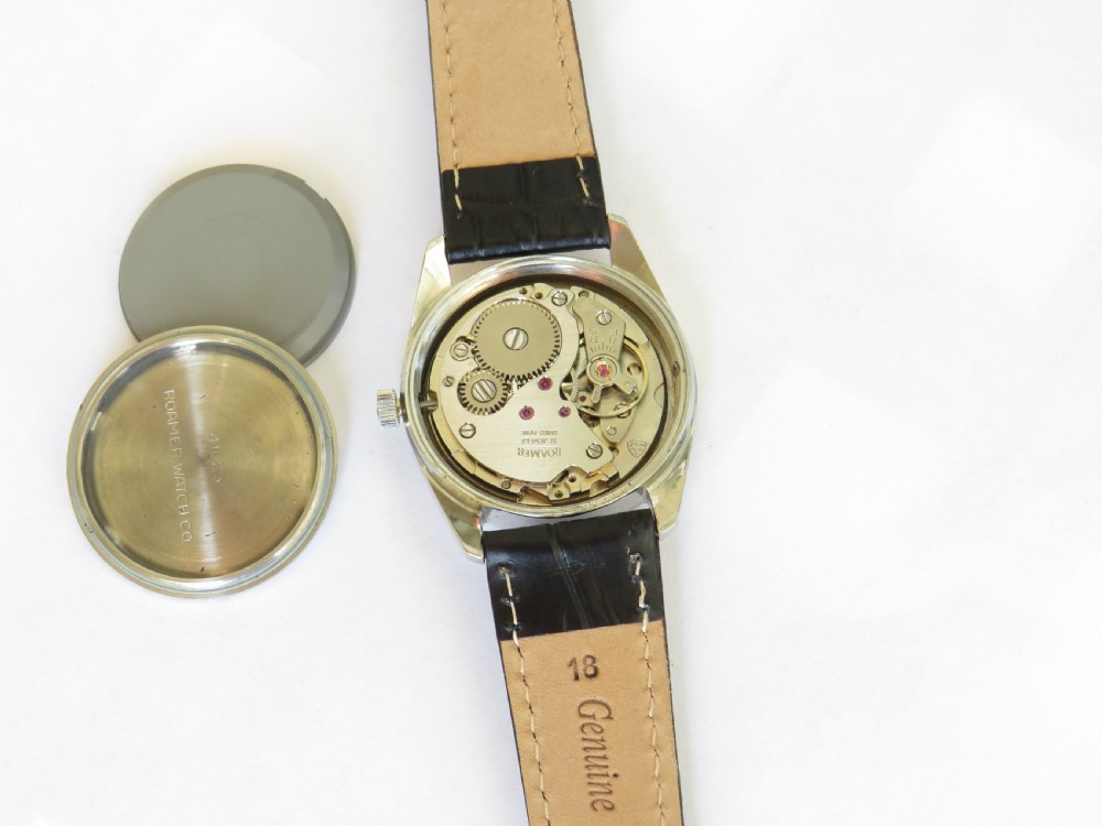 Gents 1960s Roamer Superking wrist watch View II