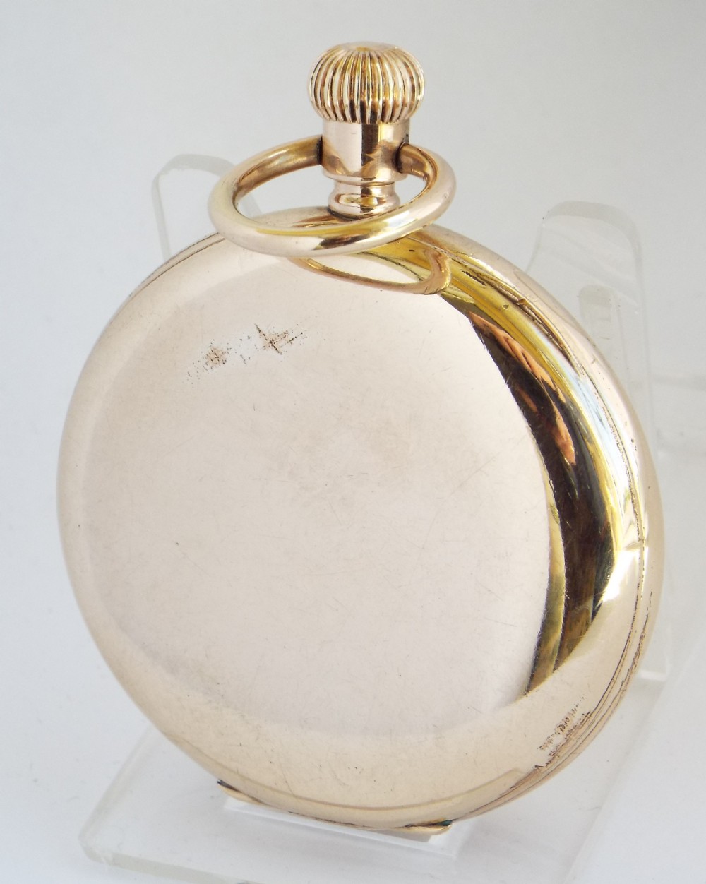 1920s Electa full hunter pocket watch. View III