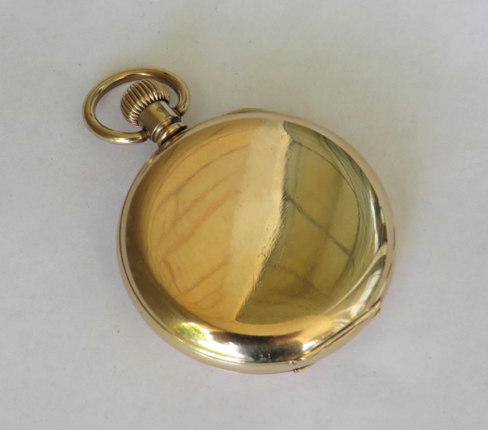 Antique 1903 Waltham full hunter pocket watch View V