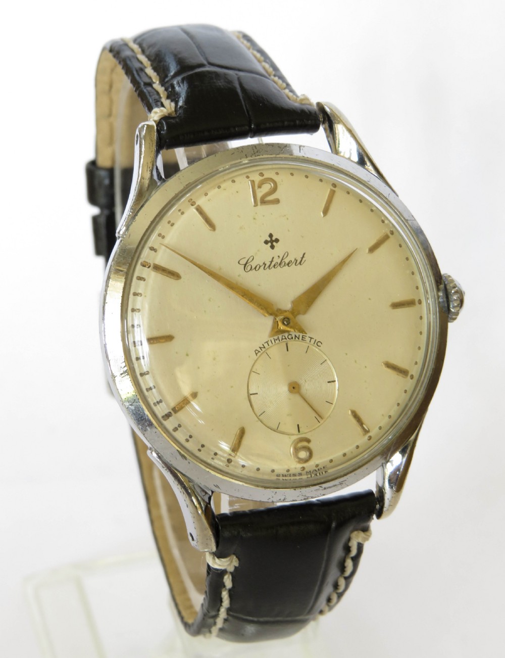 Gents large 1950s Cortebert wrist watch