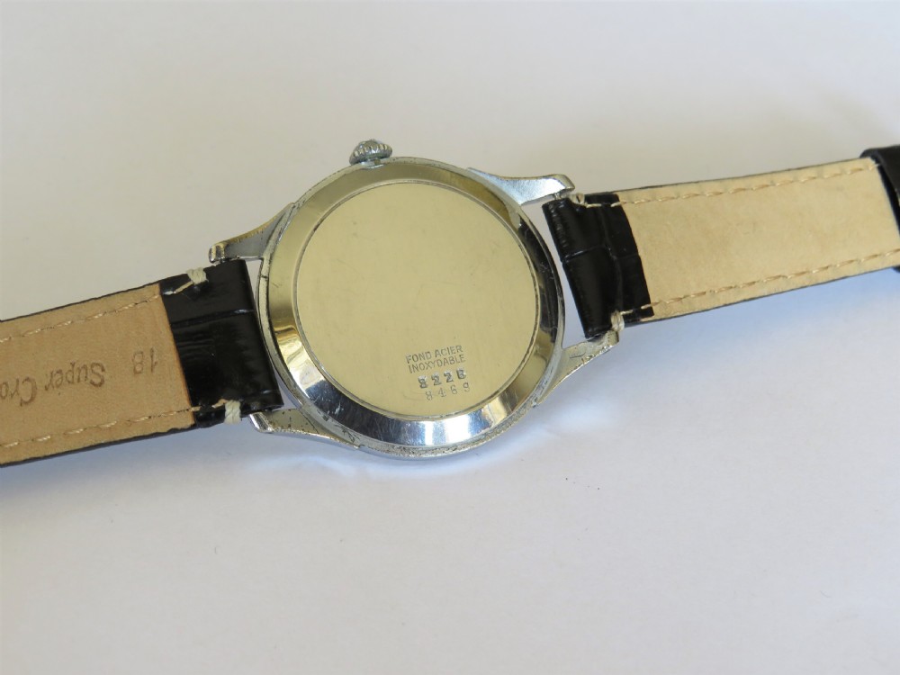 Gents large 1950s Cortebert wrist watch View IV