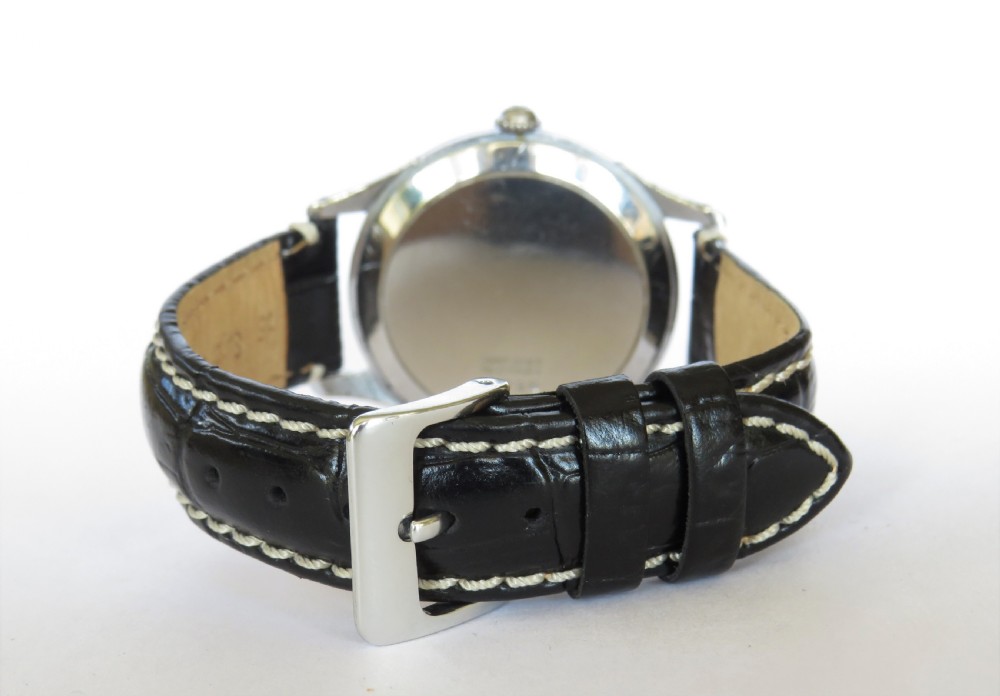 Gents large 1950s Cortebert wrist watch View V