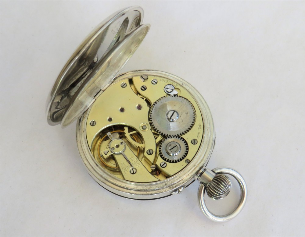 Antique Meyer & Studeli silver pocket watch View III
