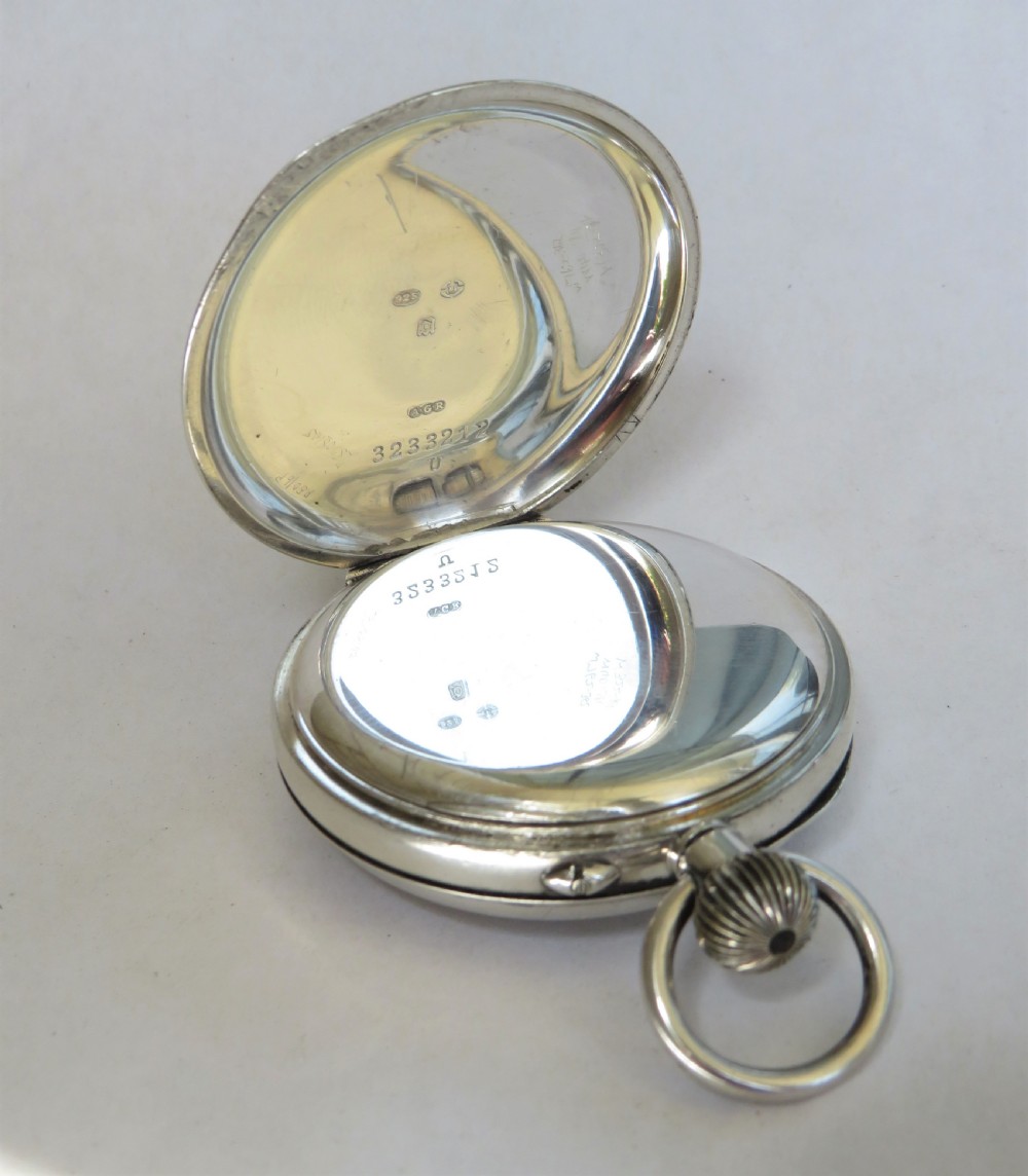 Antique Meyer & Studeli silver pocket watch View IV
