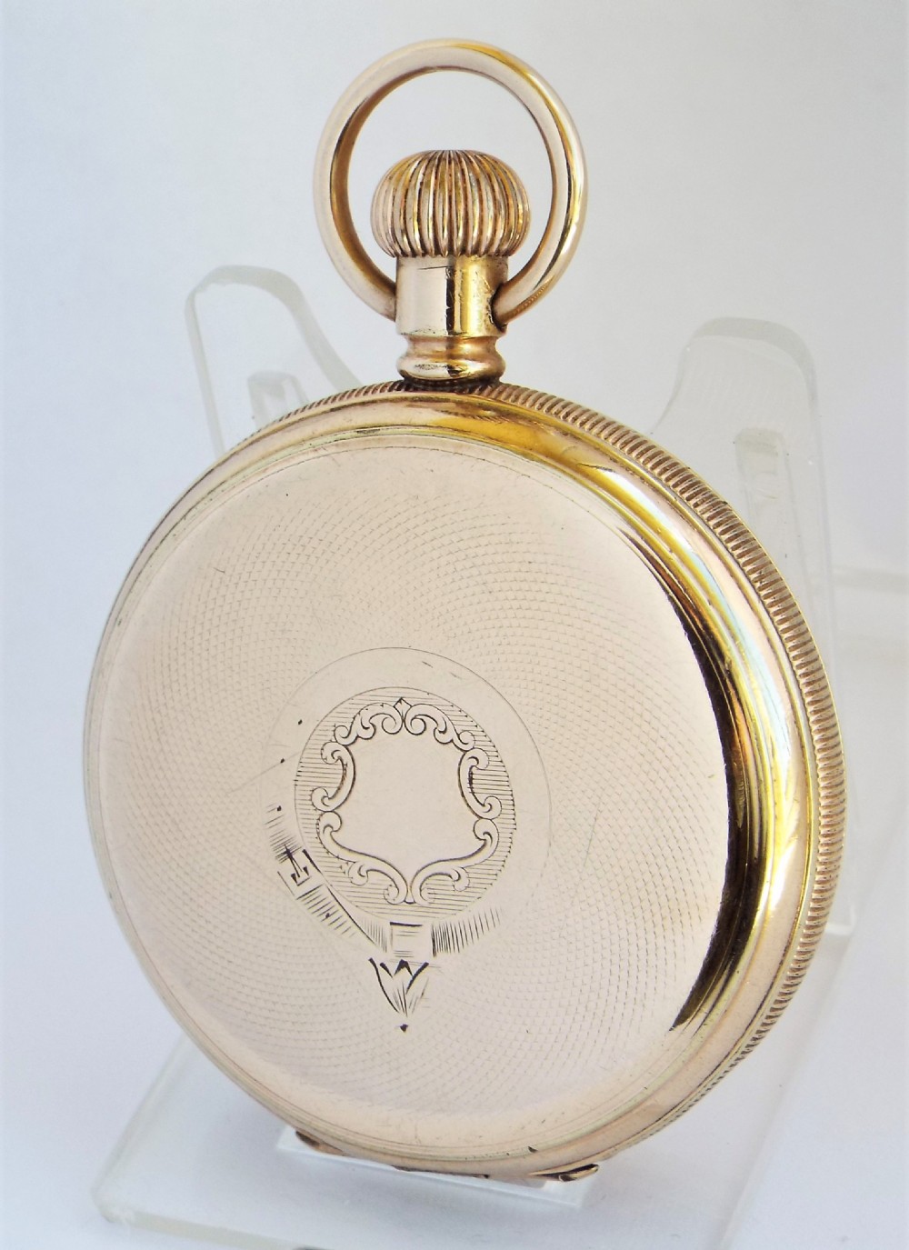 Antique Waltham Traveler full hunter pocket watch. View II
