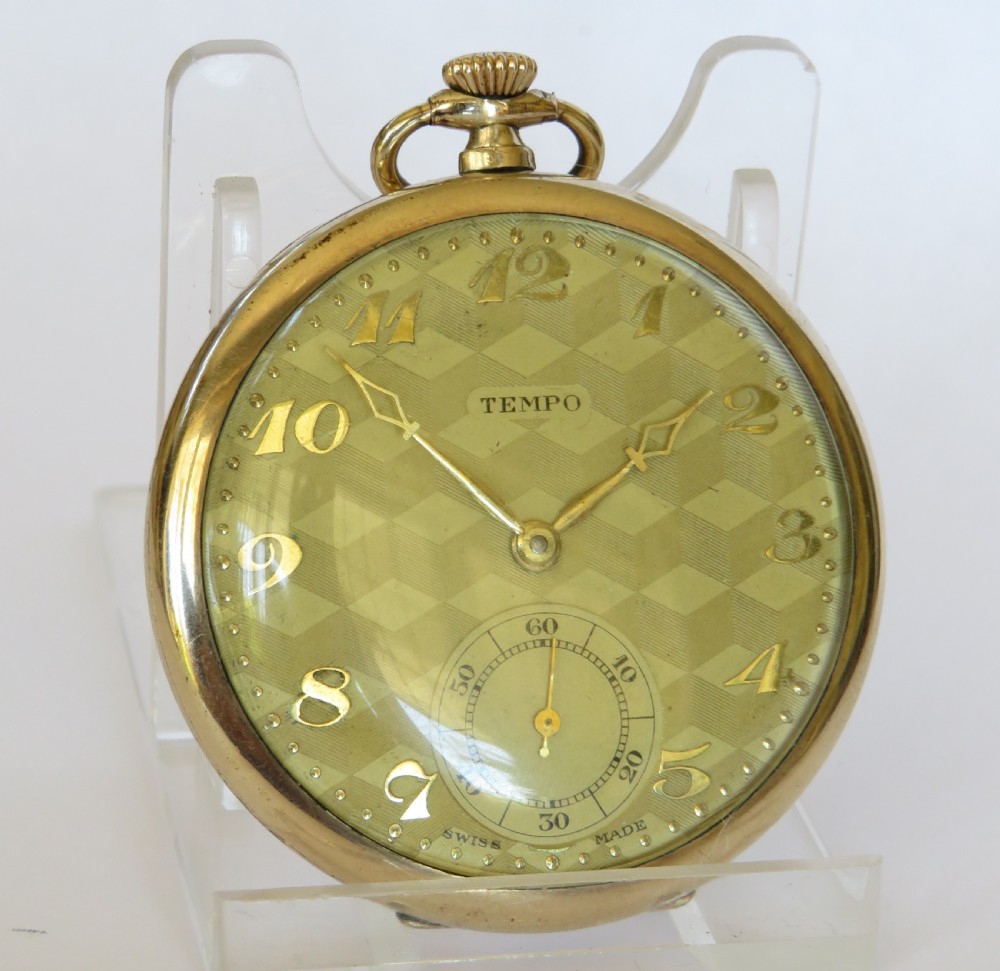 A 1930s Tempo pocket watch.
