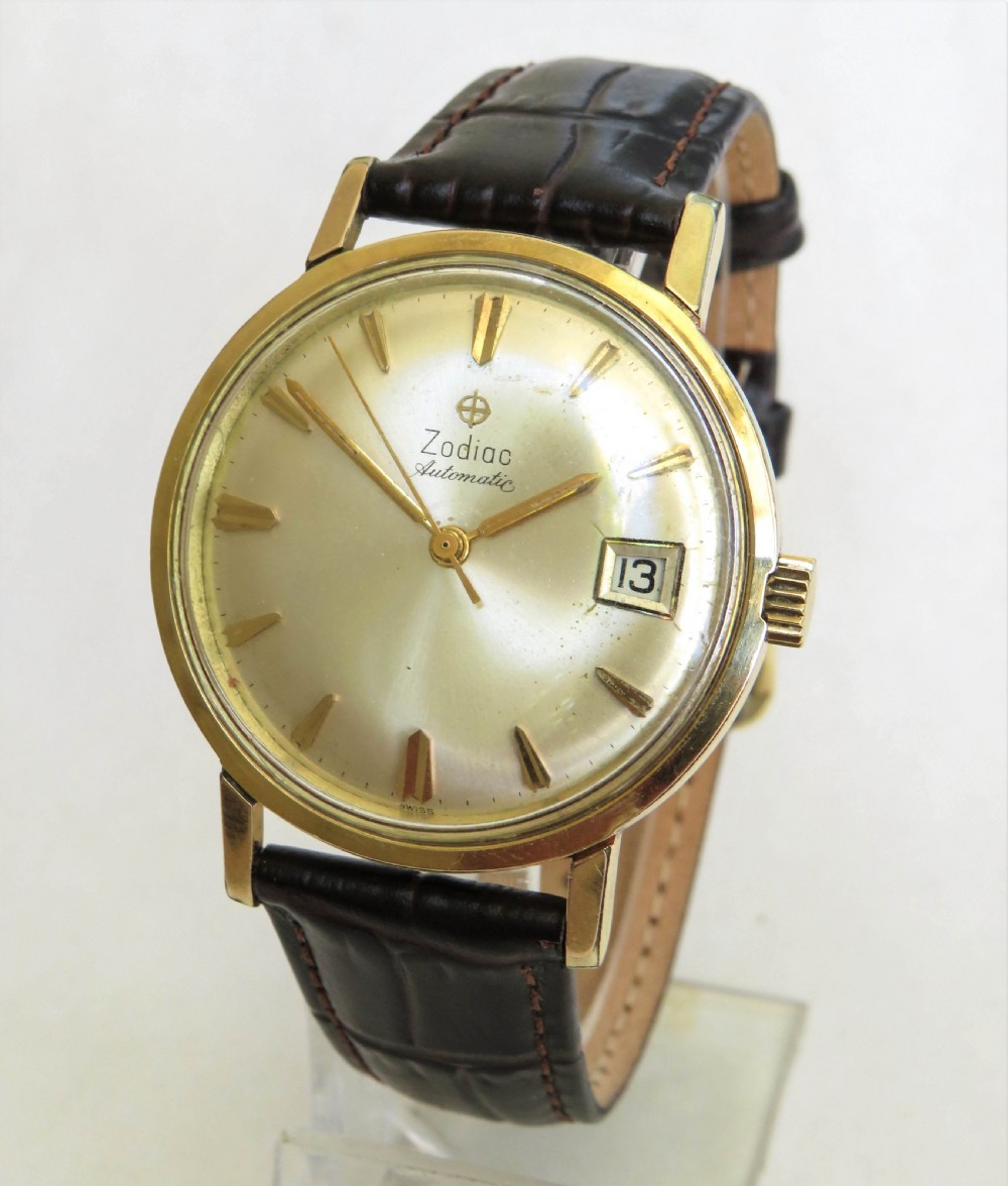 Gents 1960s Zodiac automatic wrist watch