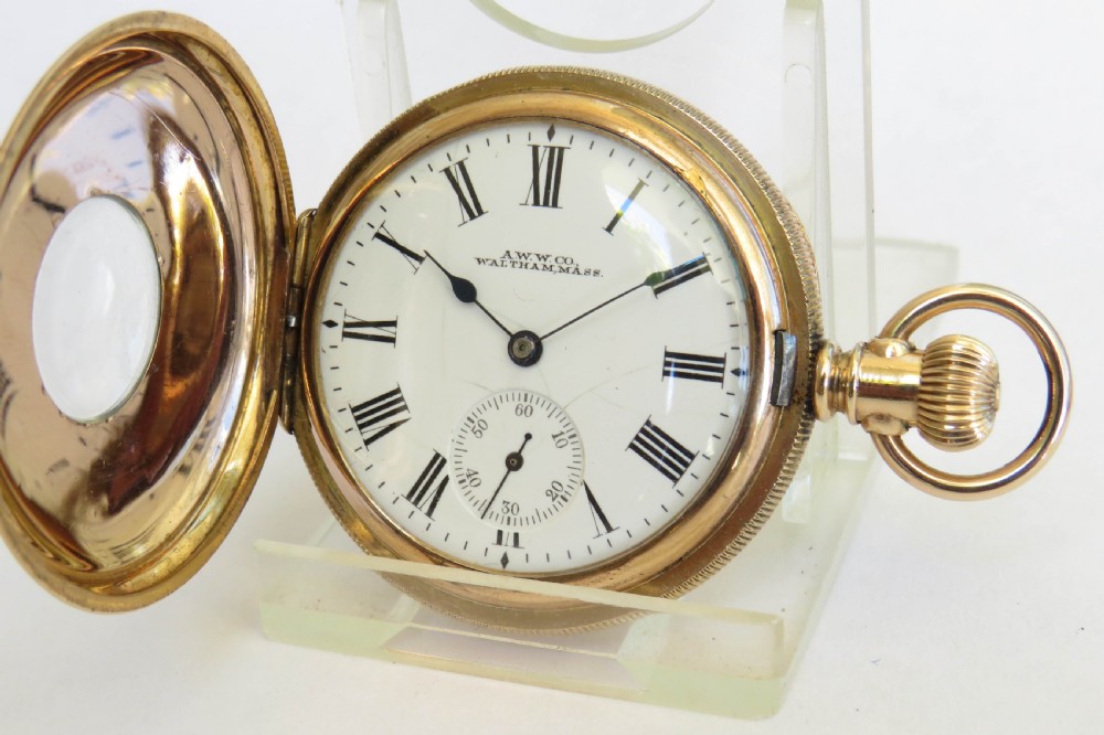 1903 Waltham Seaside half hunter pocket watch View II