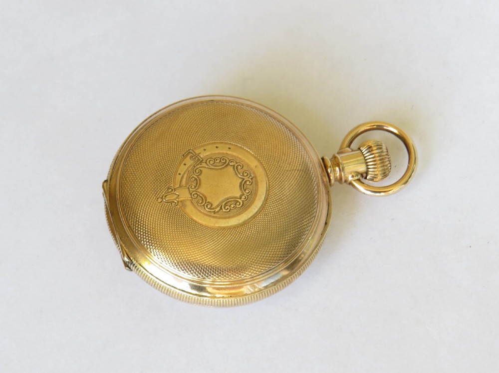 1903 Waltham Seaside half hunter pocket watch View III