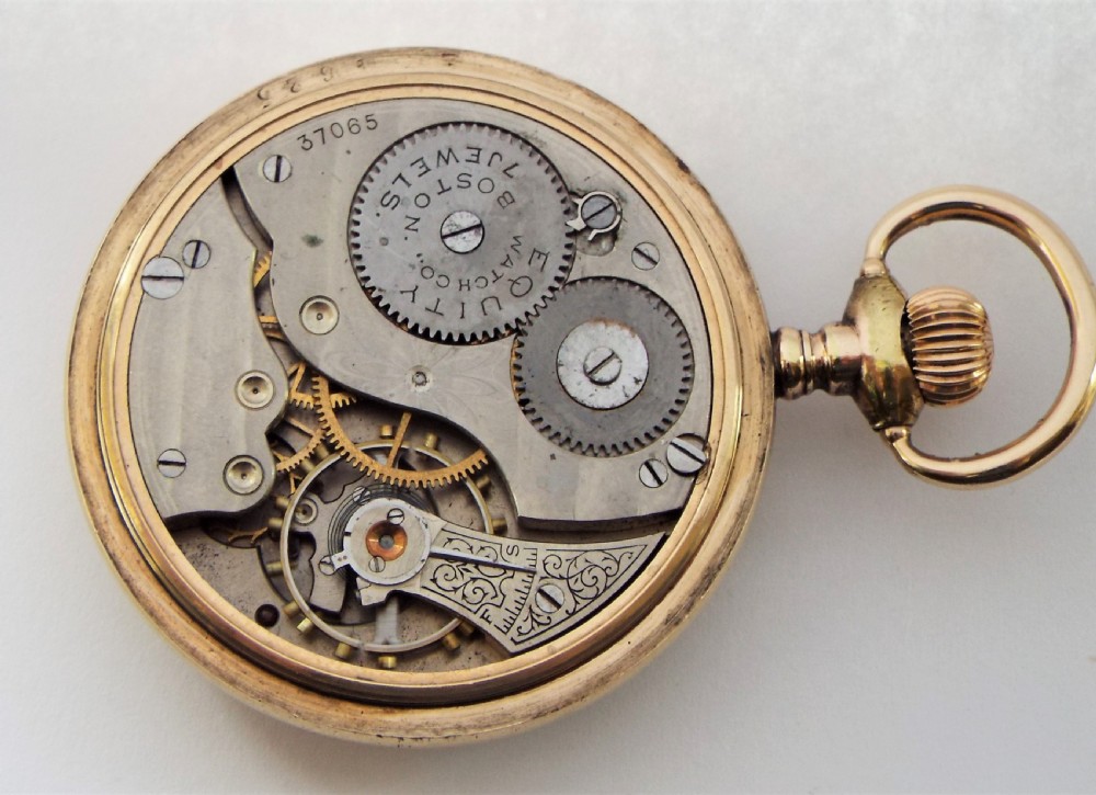 A 1910s Equity pocket watch by Waltham. View III