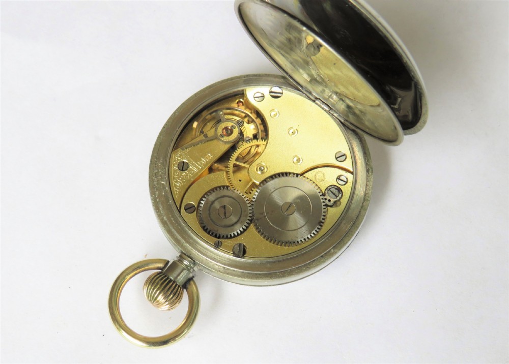 Antique Omega pocket watch, c1910s View III