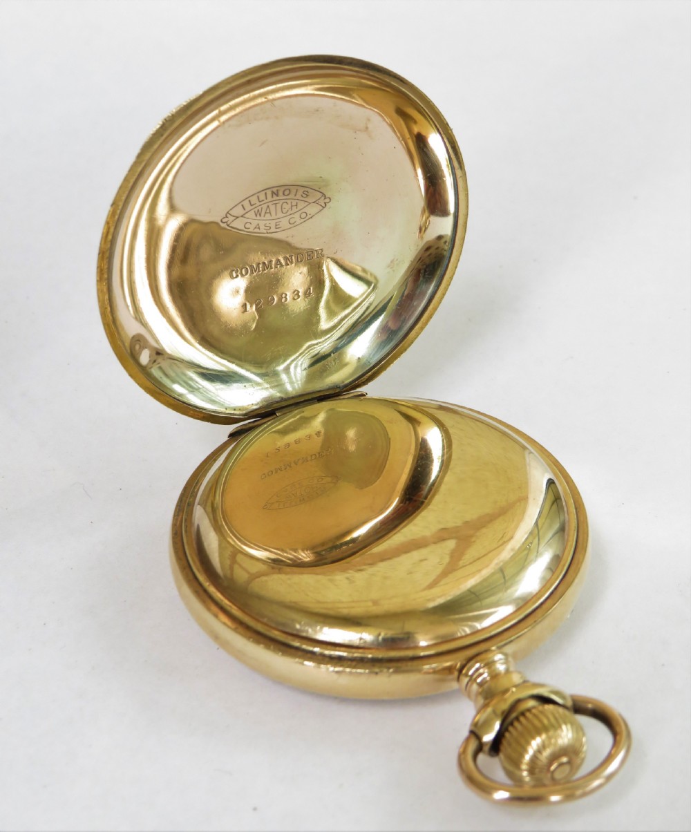 Antique Waltham gold filled pocket watch View IV