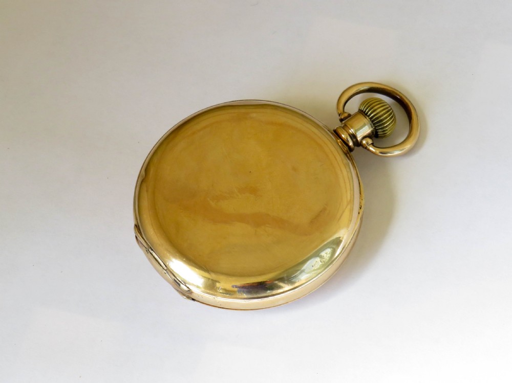 Waltham Traveler half hunter pocket watch, 1917 View V