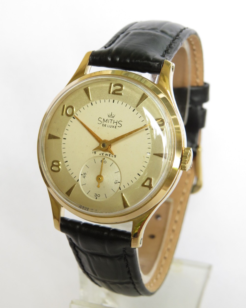 Gents 1950s Smiths De Luxe wrist watch
