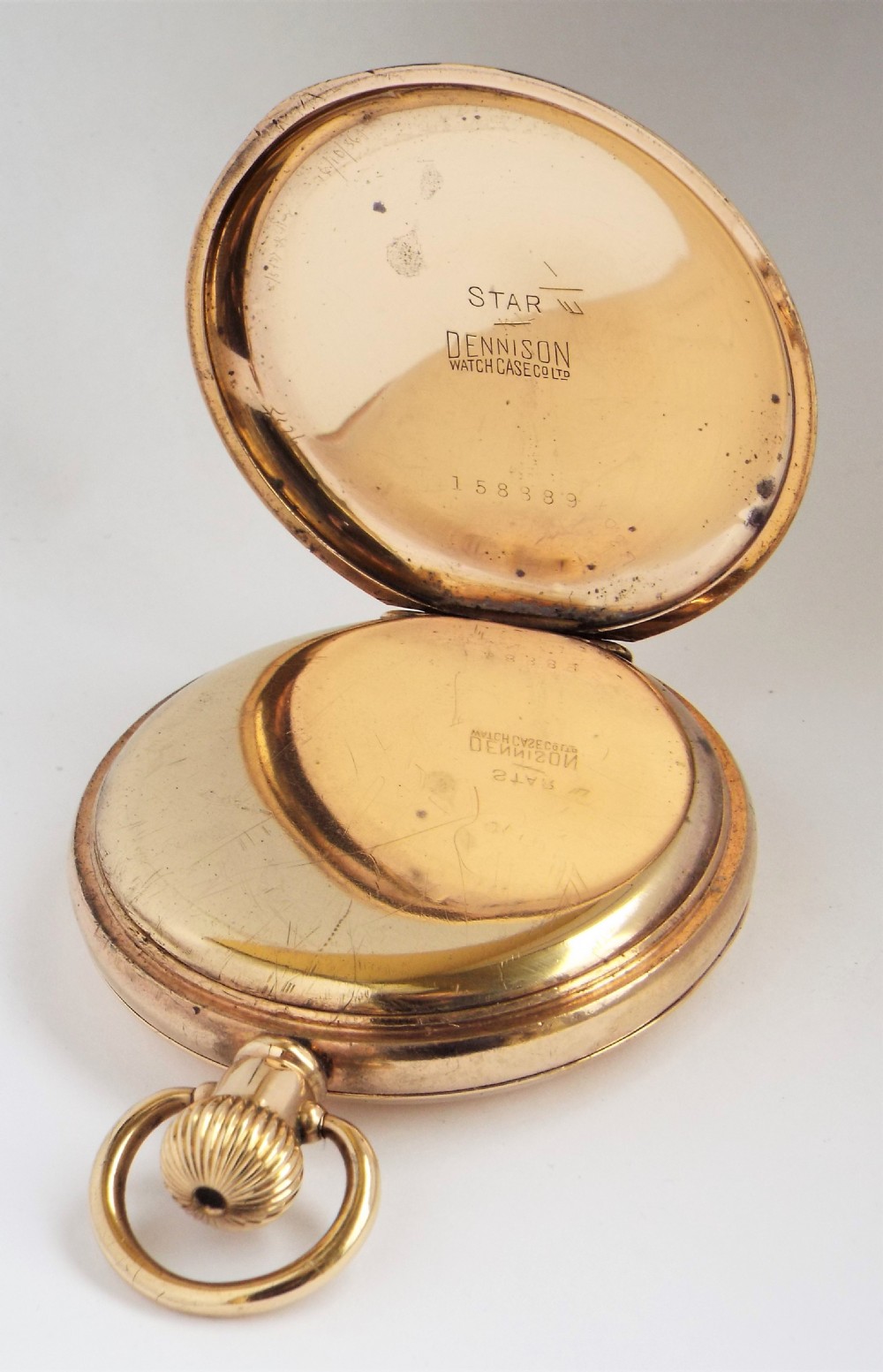 1903 Waltham full hunter pocket watch. View IV