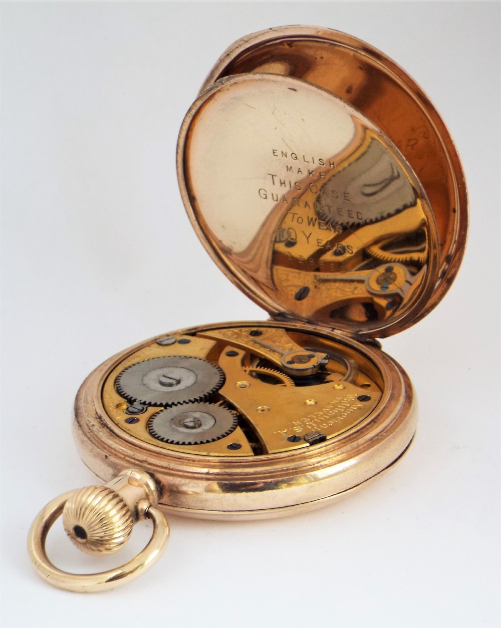 1903 Waltham full hunter pocket watch. View V