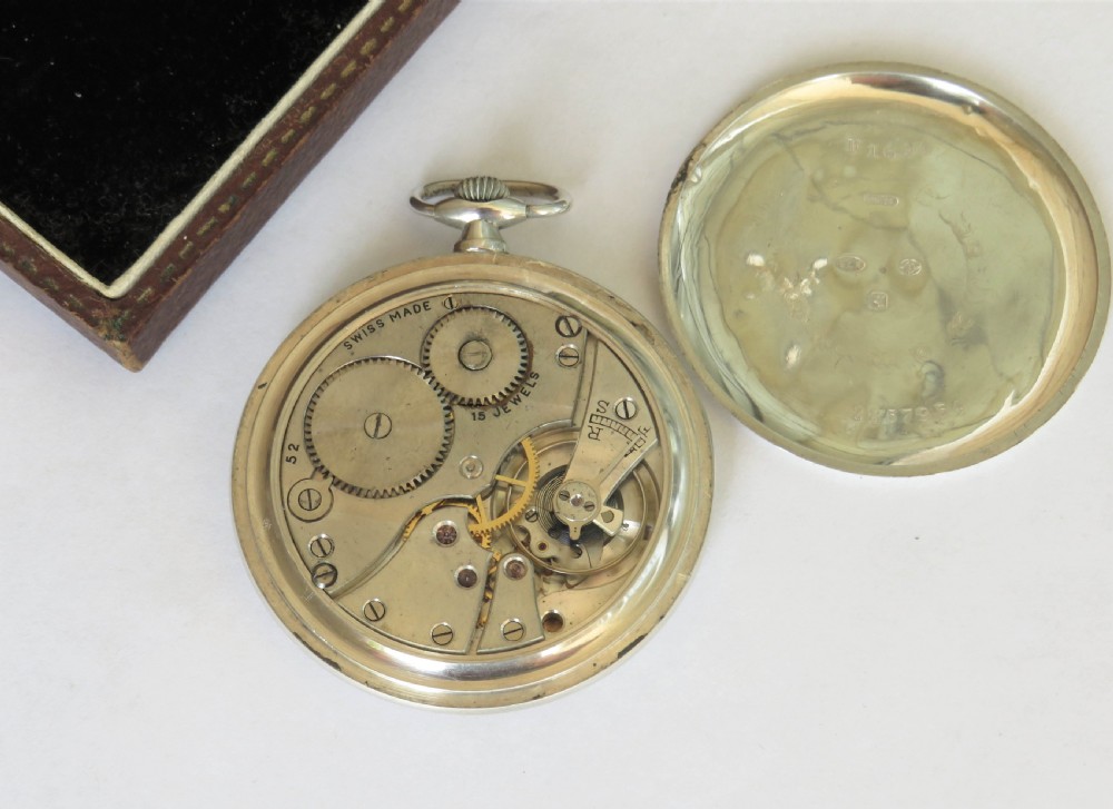 1931 silver pocket watch from Goldsmiths & Silversmiths View IV