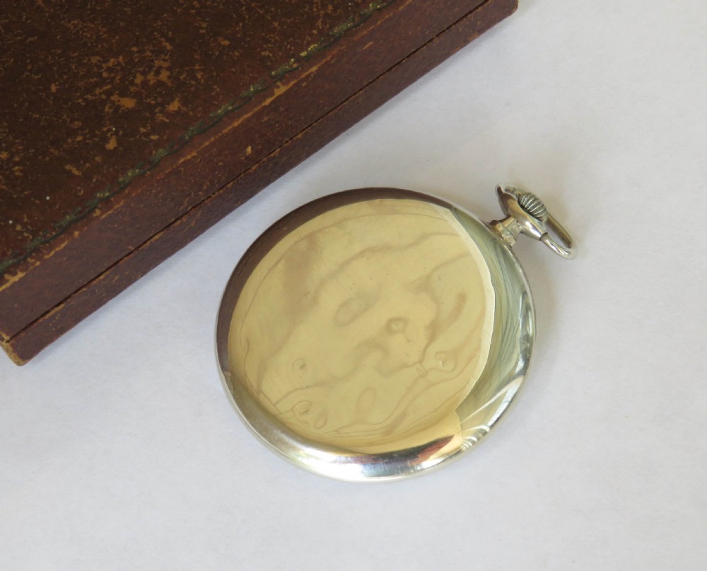 1931 silver pocket watch from Goldsmiths & Silversmiths View V