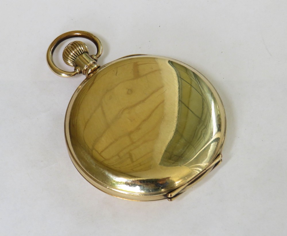 Waltham Riverside full hunter pocket watch, c1900 View V