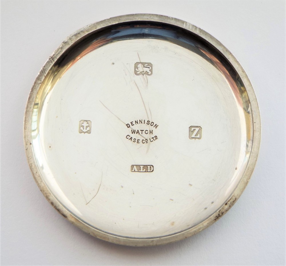 A 1920s silver Pinnacle stem winding pocket watch. View III