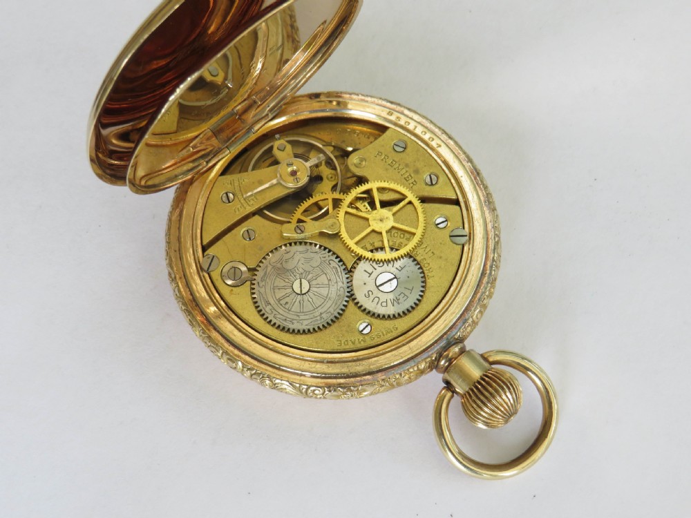 Thomas Russell Premier full hunter pocket watch View II