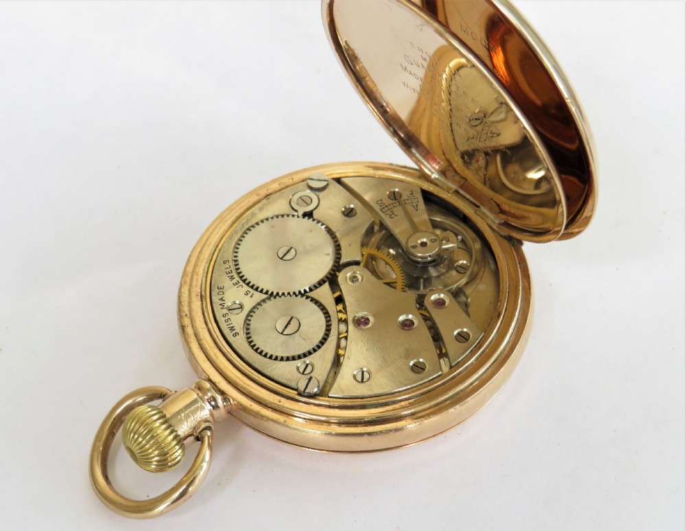 Antique Revue full hunter pocket watch View III