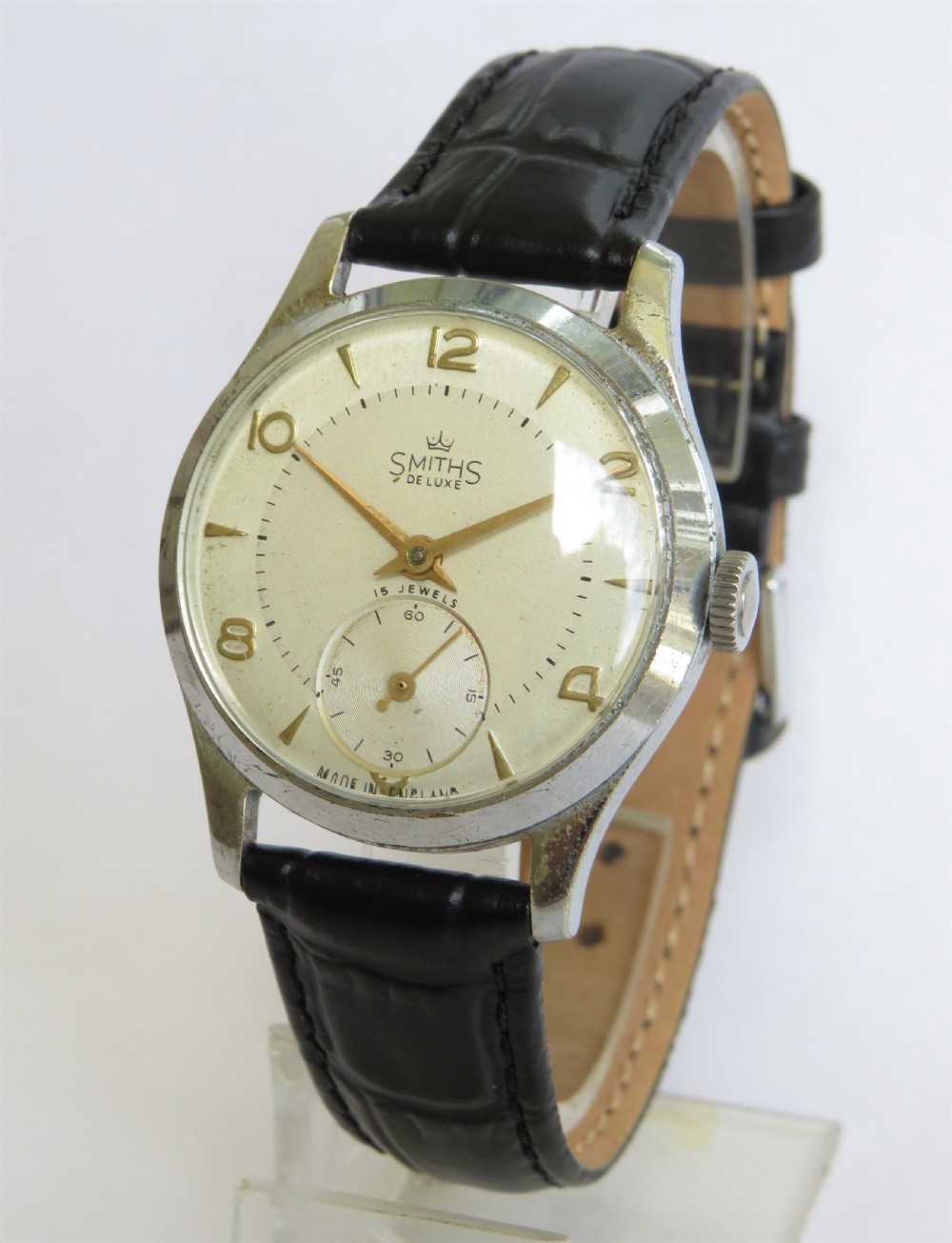 Gents 1950s Smiths De Luxe wrist watch