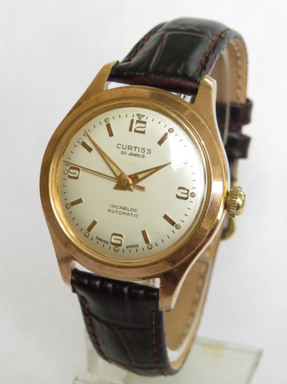 Gents 1950s Curtiss wrist watch by Bulova