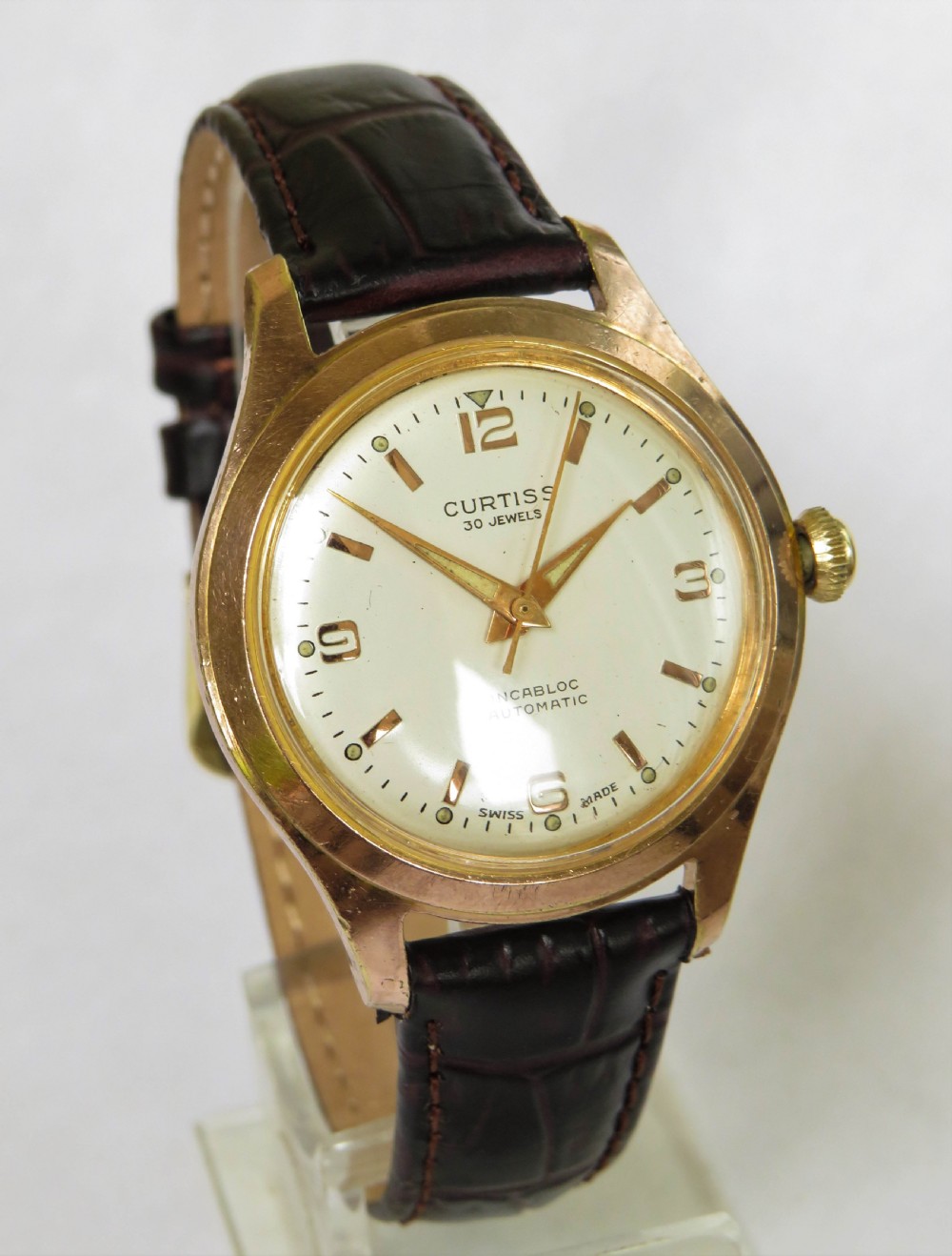 Gents 1950s Curtiss wrist watch by Bulova View II