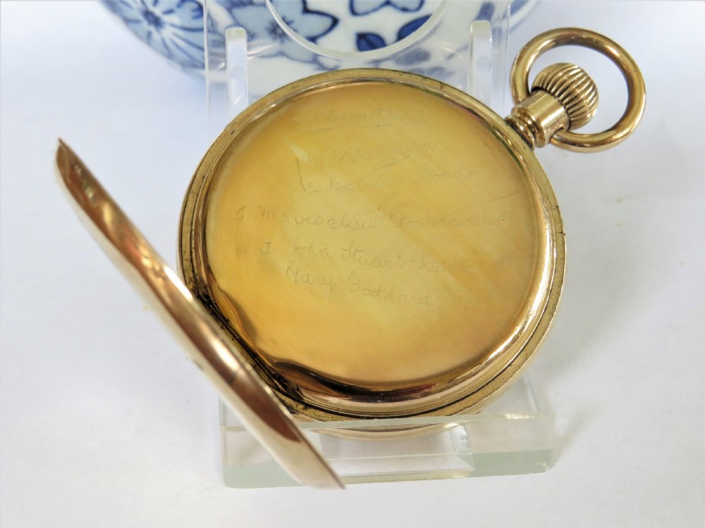 An antique Waltham Bond Street pocket watch with history. View IV