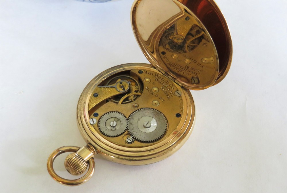 An antique Waltham Bond Street pocket watch with history. View V