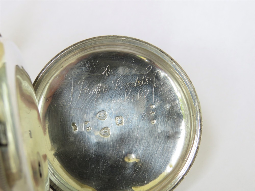 1894 silver pocket watch, John Hawley, Hatton Garden View VI