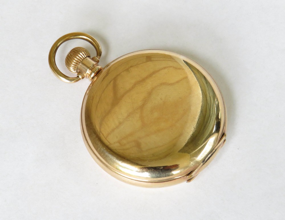 Antique Waltham full hunter pocket watch, 1913 View IV