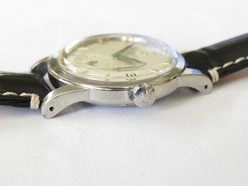 Gents Omega bumper automatic wrist watch, 1950 View VII